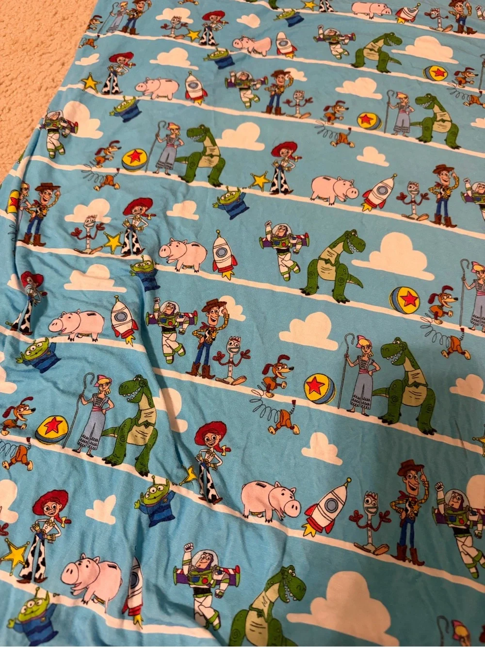 Little Sleepies LS Disney Pixar Toy Story Fitted Crib sheet